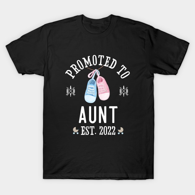 Promoted to Aunt Est 2022 T-Shirt by mstory